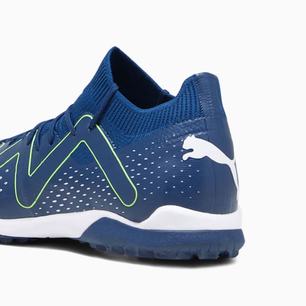 Tacos de fútbol FUTURE MATCH TT para hombre, Persian Blue-PUMA White-Pro Green, extralarge